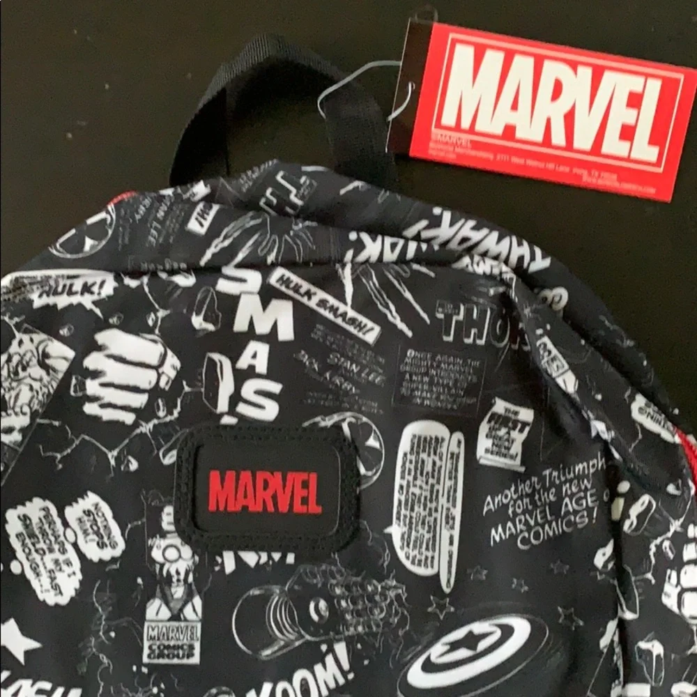 Marvel iron man‎ comic book backpack